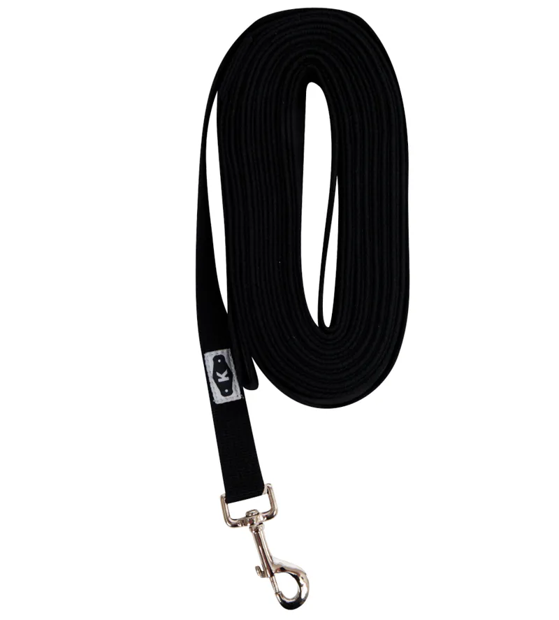 Kincade Soft Feel Lunge Rein 9m Black